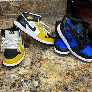 Toddler Boys Air Jordan 1 Mid (bundle deal)